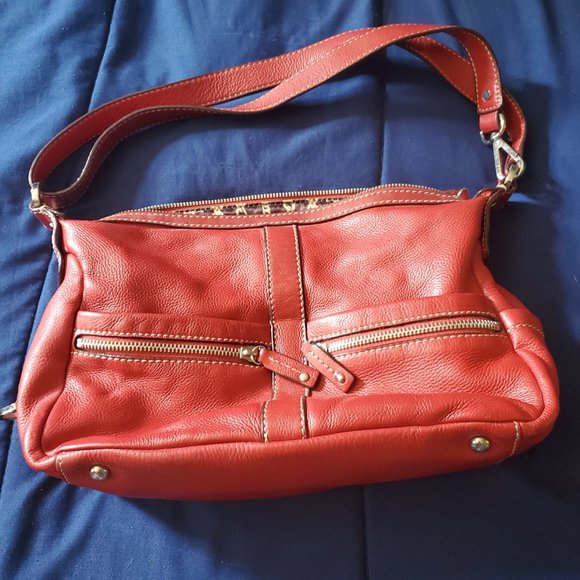 Tignanello Red Purse - Picture 5 of 5